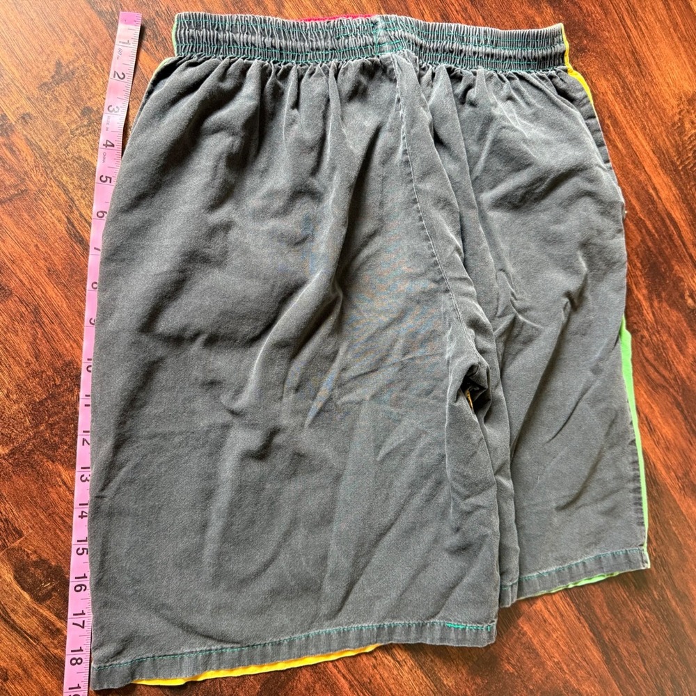 Vintage Cross Colours Shorts S/M‎ Color Block 90s Streetwear Hip Hop - Picture 11 of 12
